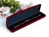 Hot Sale Wholesale 6pc/lot 22*5*2.8cm Dark Red Jewelry Bracelet Display Velvet Jewelry Necklace Packaging Gift Box
