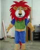 2019 Factory Outlets Fire Red Manes Atleta Lion Animal Mascot Costumes Costume di Halloween Cartoon Suit Fancy Dress Outfit