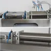 Foot Pedal Liquid Filling Machine For Beverage Pure Water Soy Sauce Vinegar Double Head Filler Pneumatic Liquid Packaging Equipment