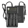 avec 3 4 emplacements DC 5V adaptés à 3,7 V Li-ion 10440 14500 16330 18650 26650 Retail Box USB li ion Battery Charger