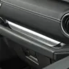 Co-piloto alça de corte decoração de tira de prata para jeep wrangler jl 2018 fábrica outlet high quatlity auto acessórios internos228v