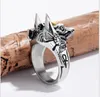 Cross Titanium Ring Individuell Claw Tidal Ring Hand Smycken