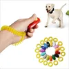 Pet Dog Trainer Portátil Botão de Cão Clicker Sound Trainer Pet Ferramenta de Treinamento Faixa de Pulso Acessório Click Training Trainer