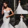 Lussano 2019 Vintage Beach Mermaid Dresses Off Houtter Houndique The Sweep Train Train Bridal Bridal Boho Wedding Bode Robe D2848