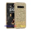 Per Samsung S10 Plus Custodia Luxury Diamond Glitter Sparkle Shiny Bling Custodia morbida TPU Cover posteriore rigida per Samsung Galaxy S10 S10E