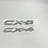 ل Mazda Cx4 Cx5 Cx-4 Cx-5 شعار Chrome رقم الجذع الخلفي حرف الشاشة شارة Nameplate2162