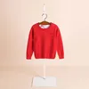 2019 automne et hiver les enfants de vêtements pour enfants longues manches pull angora pull overs col rond Angleterre