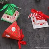 Mutlu Noeller Şeker Kutusu Çantası Noel Ağacı Hediye Kutusu Çan Kağıt Kutusu Hediye Çantası Konteyner Malzemeleri Navidad7395785