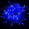 Tiras de led String Decoração Luz 220 V Para Festa de Casamento Dia Das Bruxas Natal Flash Light 10 M 33 Ft 100 Led 9Colors XD20818