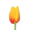 10pcs Tulip Flower Latex Real Touch for Wedding Bouquet Decor Best Quality Flowers (orange tulip)