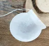Bustine di tè creative di forma rotonda da 10000 pezzi/lotto, sacchetti di caffè monouso per sacchetti di carta da filtro per uso alimentare