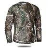 MeGe Brand Clothing New Autumn Spring Män Långärmad Taktisk Camouflage t-shirt Camisa Masculina Snabb torr militär armé trend