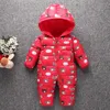 Toddler Down Cotton Cartoon Rompers Newborn Baby clothes snow suit Winter Thick Warm Children Clothing Y2003208390206