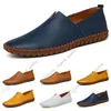 Nouvelle mode chaude 38-50 Eur nouvelles chaussures pour hommes en cuir pour hommes Couleurs bonbons couvre-chaussures chaussures de sport britanniques livraison gratuite Espadrilles Dix