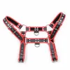 Homens Sexy Bondage PU cinto de couro Peito Harness Gay Buckles Fetish Clubwear Adultos Sex Toys por Homem