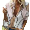 Блузка цепи и рубашка и рубашка женщины с длинным рукавом старинные рубашки женские вершины и блузка для женщин плюс размер топ 5XL весна 2020