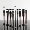 Princess High Quality Single Brush Hair Walnut Handle Soft Eye Foundation Brushes Profession Makeup Tools Kits313S8869884