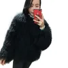 Women real mongolian sheep fur coat ladies leather short style beach wool fur jacket female outerwear CJ191130