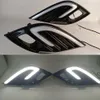 1 SET DRL LED FOG LAMP DAYTIME RUNNING LIGHTS FÖR TOYOTA CAMRY 2018 2019 XSE SE VIT KÖRNING AV LJUS + GUL TURS SIGNAL