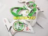 Kit de carénage de moulage par injection pour KAWASAKI NINJA ZX 6R 600CC 03 04 ZX6R 636 2003 2004 Ensemble de carénages haut vert blanc ZX34