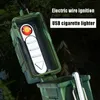 Volledig creatieve 20-delige sigarettenkast met sigarettenaansteker wolfraam sigaretten case outdoor draagbare verzegelde waterdichte sigaretten zaak