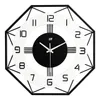 Zegary ścienne Nordic Clock Decor Home Cyfrowy cichy kwarc Creative Orologio da Parete Digitale prosta dekoracja 1