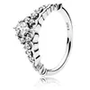Novo 100% 925 Sterling Silver Pandora Anel de Pandora Moda Popular Charms Anel de Casamento para Mulheres Amantes em forma de Coração Anéis Redondos Diy Jóias