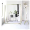 Landing jas hanger slaapkamer meubels gouden hoed frame individuele kleding display rack trouwjurk winkel kant opknoping doek eiland racks