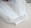 Vintage Birdcage VEILS FAILS FACCIO BLUSher Wedding Hair pezzi a due livelli ramoscelli da sposa vele da sposa V0046626805