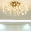 Postmodern Crystal Sufit Light Proste Restauracja Sypialnia Osobowość LED Oświetlenie Kreatywny Pokój dzienny Dom Nowoczesne Lampy Sufitowe Dekoracja