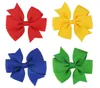 40 Candy Colors Girl BB Hair Bows Candy Colors 3.15 inch Bow Design Girl Clippers Girls Hair Clips Hair Accessory