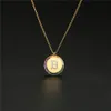 Luxus Schmuck Frauen Designer Halskette Buchstaben Kreis Liebe Anhänger Halskette Mode Gold Runde Diamant Clavicle Kette Halskette Für Mädchen Geschenk