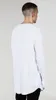 メンズTシャツメンズTシャツの女性カジュアルシャツ長袖手袋ブラックホワイトグレーコットンS-XXXL