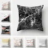 The Marble Creative Pillow Case Cover Hem Textil Dekoration Soffa Bilkudde Dekorativ täckning Bomull 45cm 33Styles 60PCS T1I1129