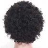 Pelucas de cabello humano rizado Afro rizado peruano 13*4 peluca con malla frontal pelo corto de Color Natural afroamericano prearrancado