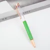 Empty Barrel Ballpoint Pen in a Rose Gold Finish Novel Ball Pen Custom Logo Engraved DIY Pen WJ098