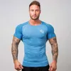 Marka Hızlı Kuru T Gömlek Erkek Açık Spor Nefes Kısa Kollu T-shirt Yüksek Kaliteli erkek Spor Koşu Tee Gömlek11