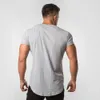 T-shirts pour hommes 2023 nouveaux ALPHALETE hommes gymnases décontractés serré Fiess à manches courtes T-shirts coton hommes printemps vêtements de sport T-shirts à col rond