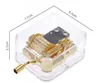 New Arrival Unique Musical Box Acrylic Hand Novelty Items Crank Music Box Golden Movement Melody Castle in the Sky Creative Gift Artware