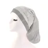 Muslimische Frauen breiter fester langer Zopf Turban Hut Schal Krebs Chemo Mützen Mütze Mützen Bandana Headwrap Haarschmuck