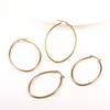 Orecchini a cerchio grandi in acciaio inossidabile da 20-70 mm per gioielli da regalo con orecchino ad anello creolo a cuore ovale a forma di stella da donna