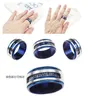 Rvs Ringen China Fashion Masonic Steampunk Mens Crosses Ringen Groothandel Blauw Roestvrij staal Mooie Sieraden Herenringen