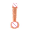 19CM Realistic Dildo Silicone Big Glans Penis Dong with Suction Cup For Female Masturbator Adult Sex Toy for Lesbian Y2004108513893