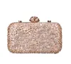 Rosa Sugao Crystal Luxury Evening Bag Axel Bag Bling Party Coin Purse Top Diamond Boutique Gold Silver Ladies Wedding Clutch