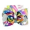 8 pouces Jojo Siwa Rainbow Stars Love Licorns Impression Géante Bow Girl Clips Cheveux Enfants Bobby Pin avec carte 14 Designs