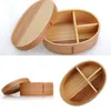 Japanse Bento Boxen Houten Lunchbox Natuurlijke Sushi Bento Box Camping Voedsel Container Single Layer Student Lunch Container