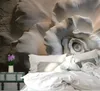 3Dエンボスドローズテレビソファー背景壁絵画モダンなリビングルームの壁紙