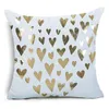 Fluwelen Bronzing Kussensloop Zachte Fluwelen Bronzing Kussenhoes Liefde Valentijnsdag Home Sofa Seat Pillow Case