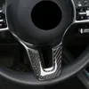 Autocollant de couverture de décoration de volant de voiture, accessoires d'intérieur en Fiber de carbone pour Mercedes Benz classe B W247 GLB 2020