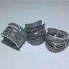 Choucong 3 Style Duża obietnica Pierścień 925 Sterling Silver Diament Zaręczyny Zespół Ślubny Pierścienie Dla Kobiet Mężczyzn Palec Biżuteria